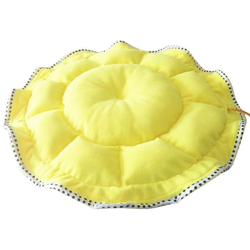 Cozy Pet Haven - Floral Bud Shape Dog Bed-1