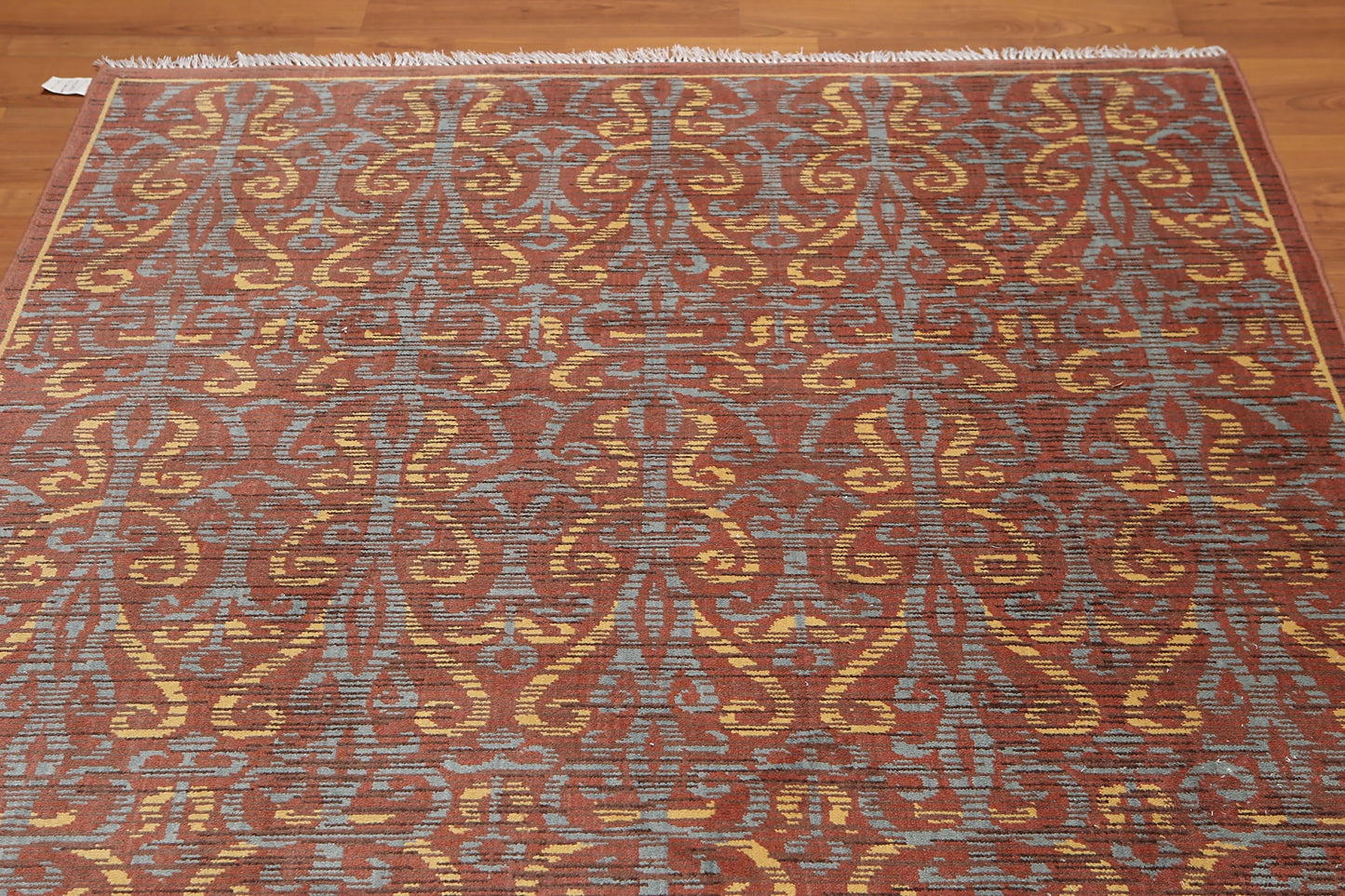 5' x 8' Hand Knotted 100% Wool Transitional Oriental Area rug Rust-3