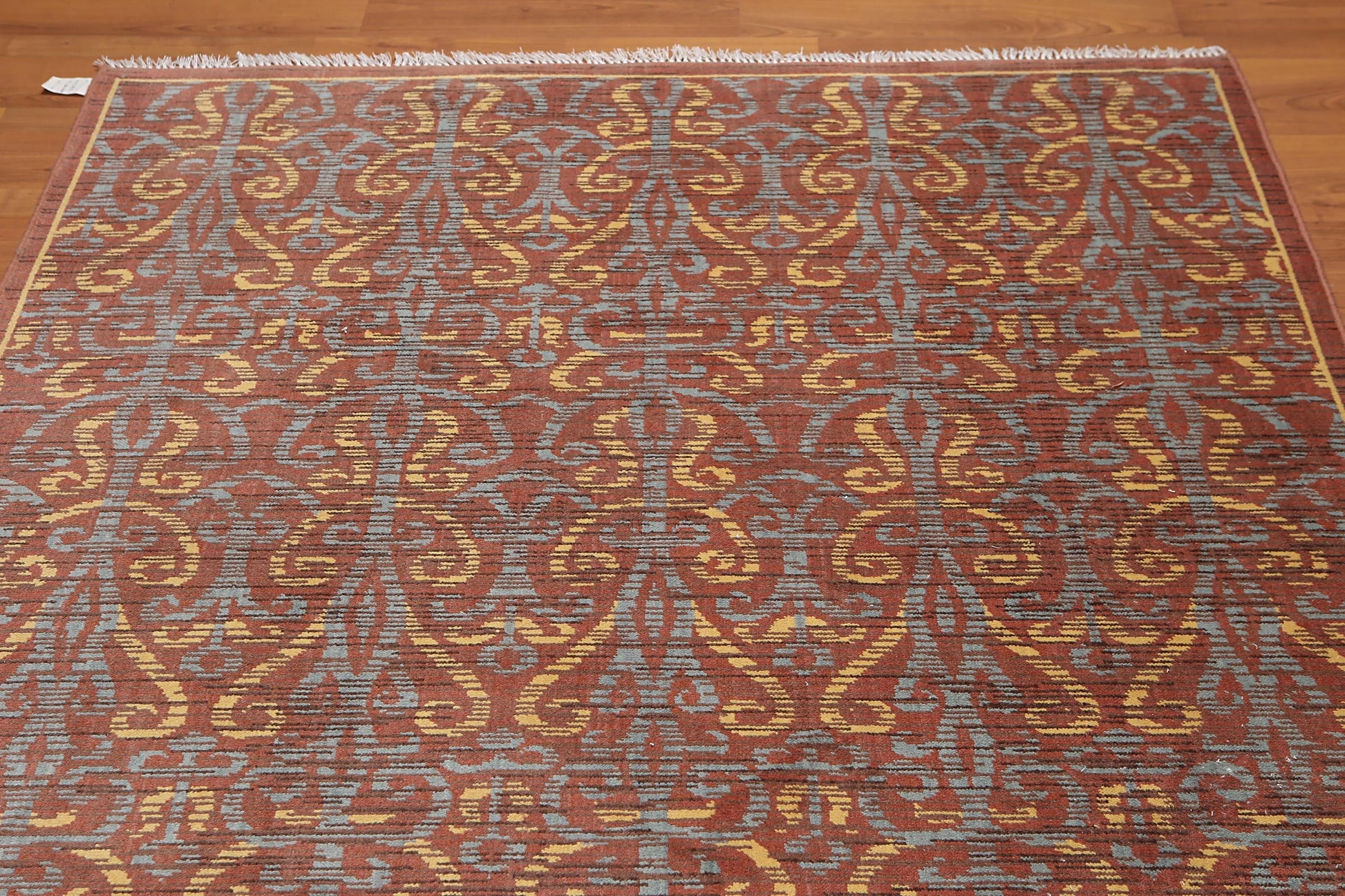 5' x 8' Hand Knotted 100% Wool Transitional Oriental Area rug Rust-3