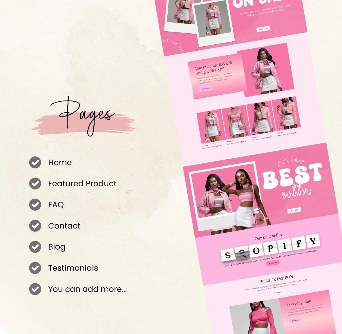 SHOPIFY STORE CREATION: I will create a one of a kind Shopify store for you! (plenty of extras included) Click for more