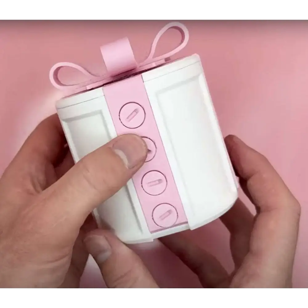 Creative Bowknot Pink and White Valentine Day Gift Box