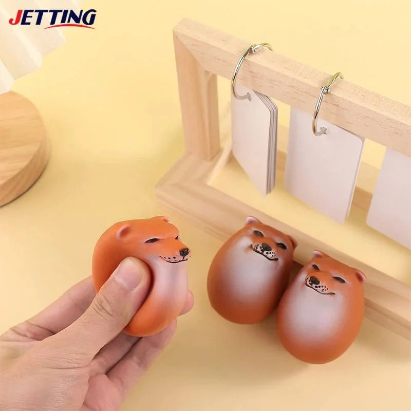 Shiba Inu Egg Ornament | Cute Desk Decoration and Stress Relief Toy