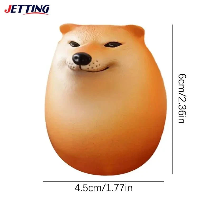 Shiba Inu Egg Ornament | Cute Desk Decoration and Stress Relief Toy