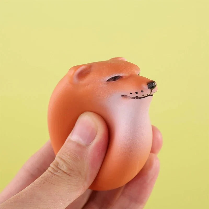 Shiba Inu Egg Ornament | Cute Desk Decoration and Stress Relief Toy