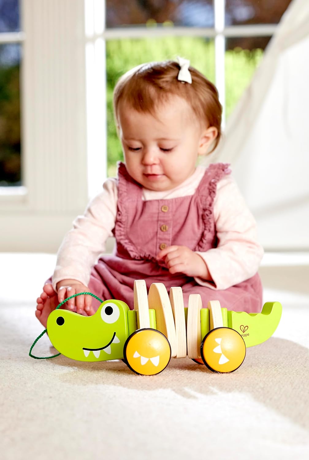Wooden Walk-A-Long - Dog and Crocodile Models