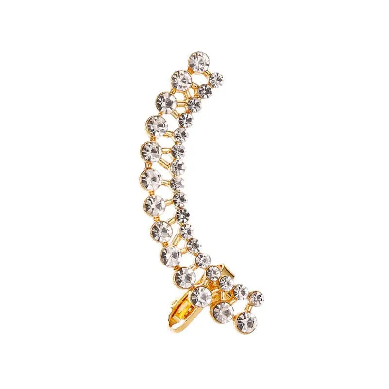 Crystal Butterfly Flower Rhinestone Ear Cuff