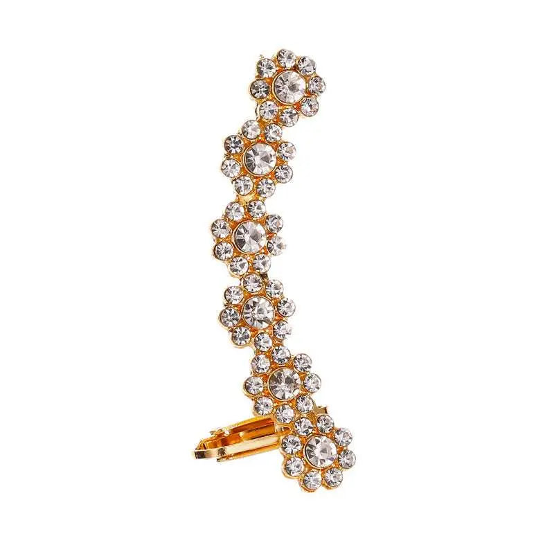 Crystal Butterfly Flower Rhinestone Ear Cuff