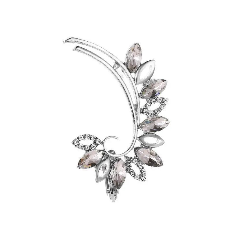 Crystal Butterfly Flower Rhinestone Ear Cuff