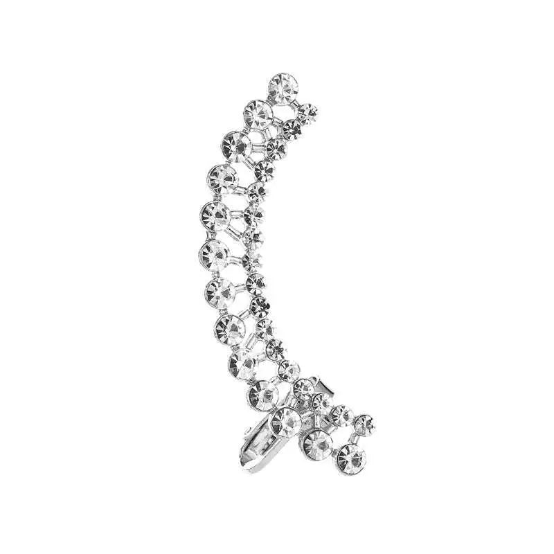 Crystal Butterfly Flower Rhinestone Ear Cuff
