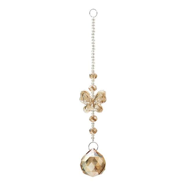 Crystal Garden Sun-catcher Hanging Crystals Prisms Ornament For Window Glass Chandelier Solar Hummingbird Owl Wind Chimes Rainbow Chaser  Garden Hanging  Curtain Pendant Home Decor Gift Boxed Sun Catcher Gift Idea For Mom Friends Grandma Hummingbird