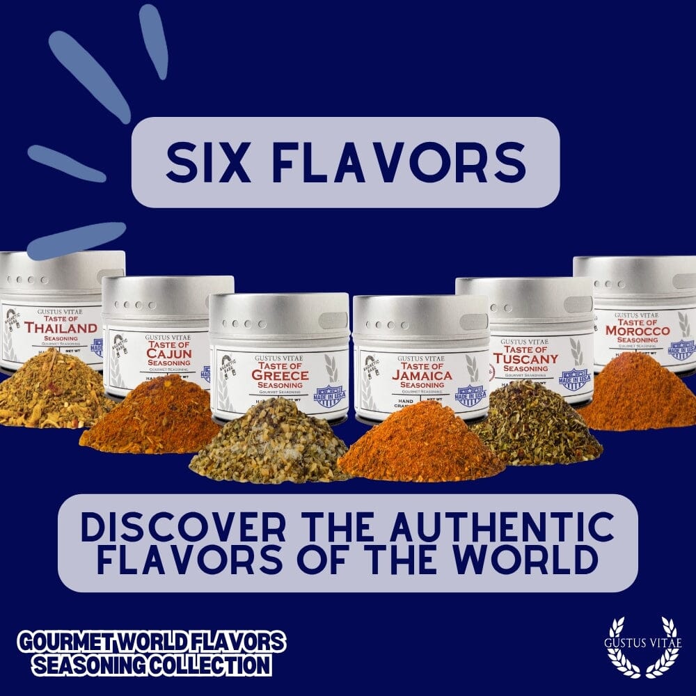 Cuisines of the World Gourmet Seasonings Collection - 6 Tins-4
