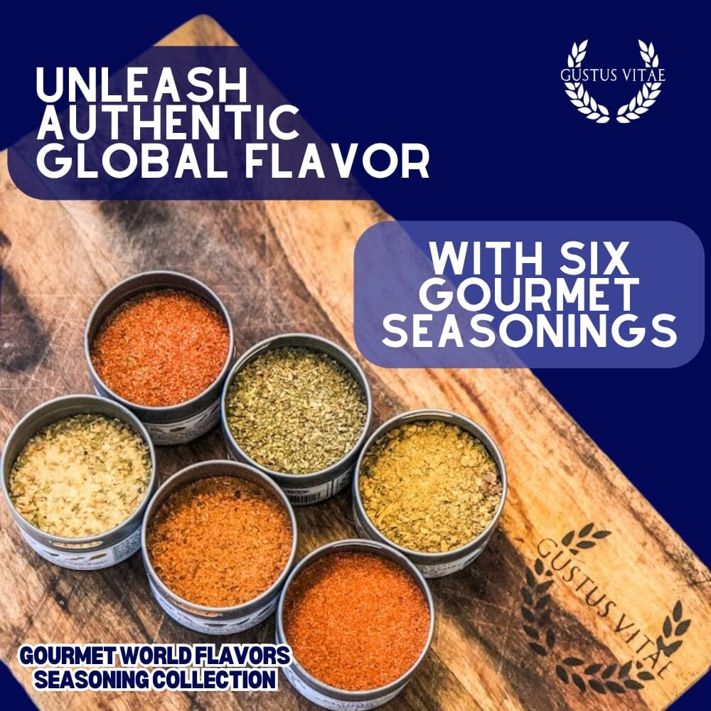 Cuisines of the World Gourmet Seasonings Collection - 6 Tins-1