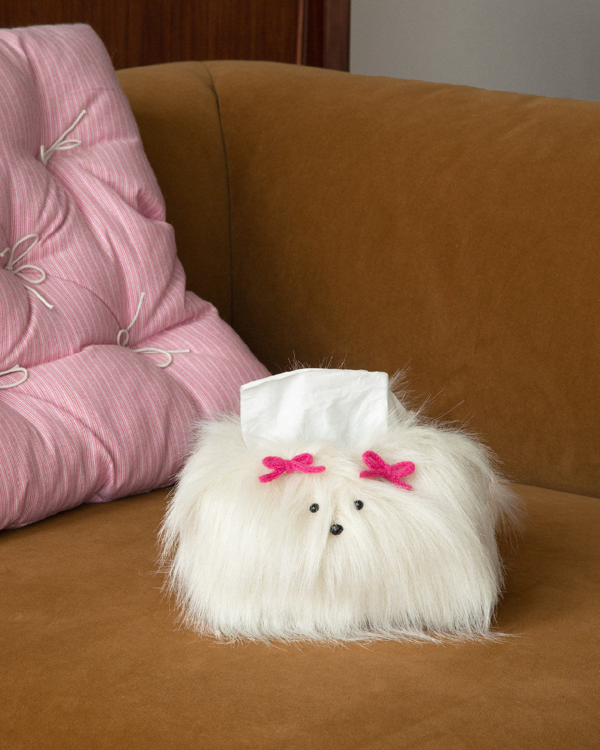 Fluffy Dog Tissue Box Cover-5