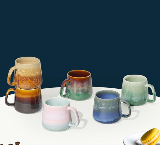 Kiln Glazed Raw Ore Ceramic Mug Creative