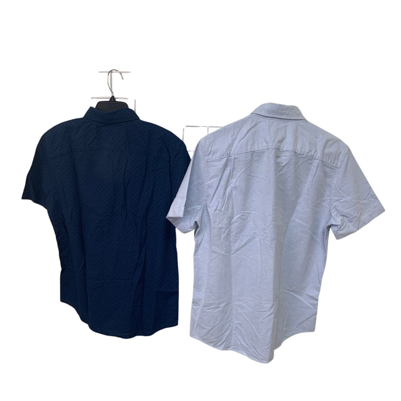 2 New American Eagle Womens Medium Short Sleeve Button Up Collared Shirts