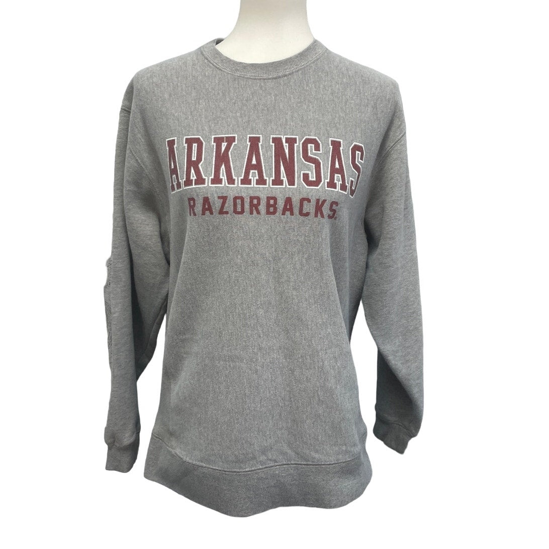 Arkansas Razorbacks Mens Medium Long Sleeve Crew Neck Pullover Sweatshirt