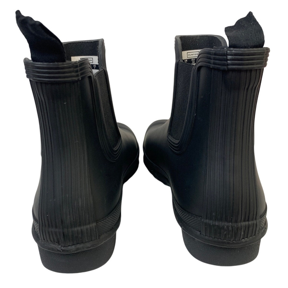 Hunter Womens Size 7 Black Original Chelsea Boot Ankle Round Toe Shoes