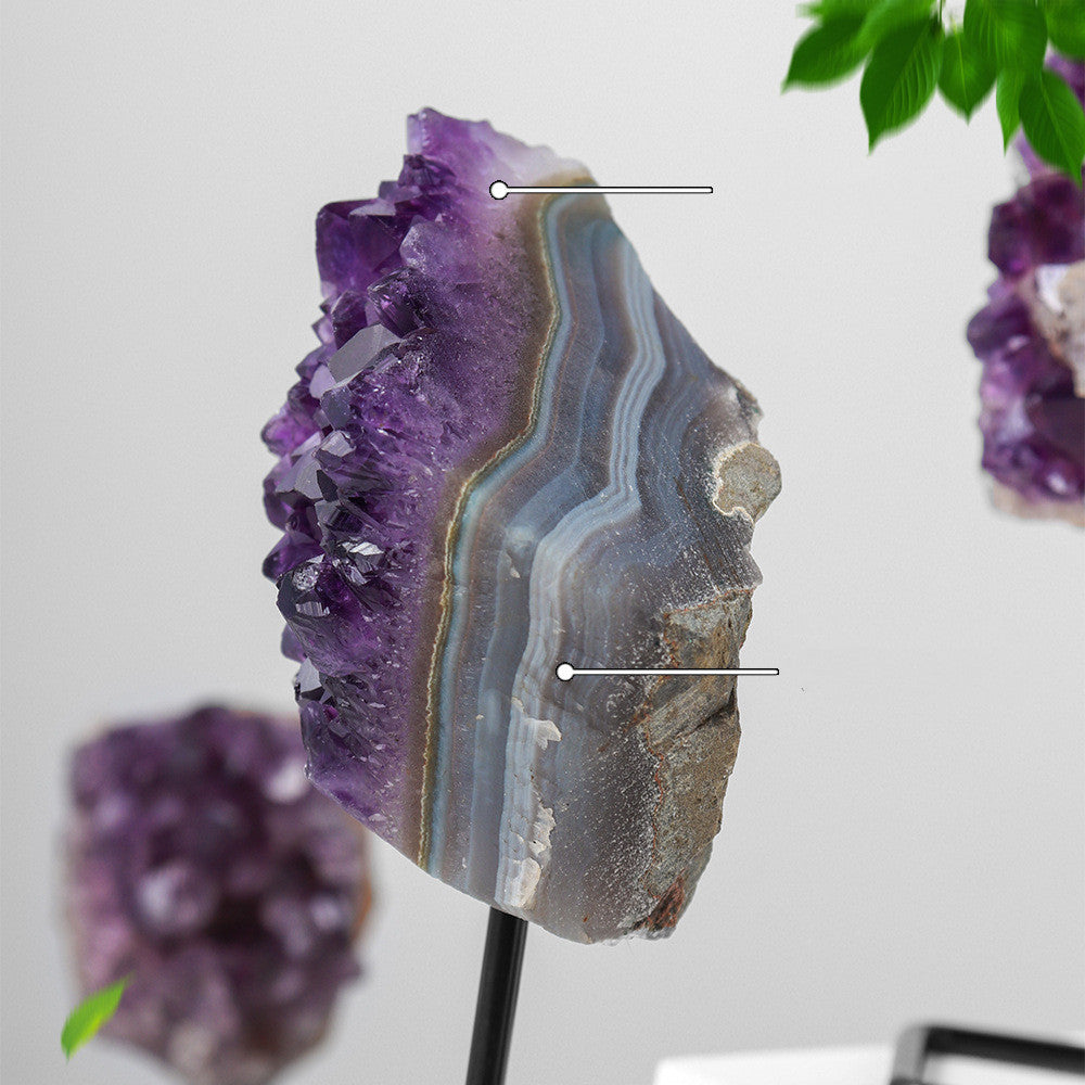 Raw Ore Crystal Tooth Crystal Cluster Degaussing Ornament