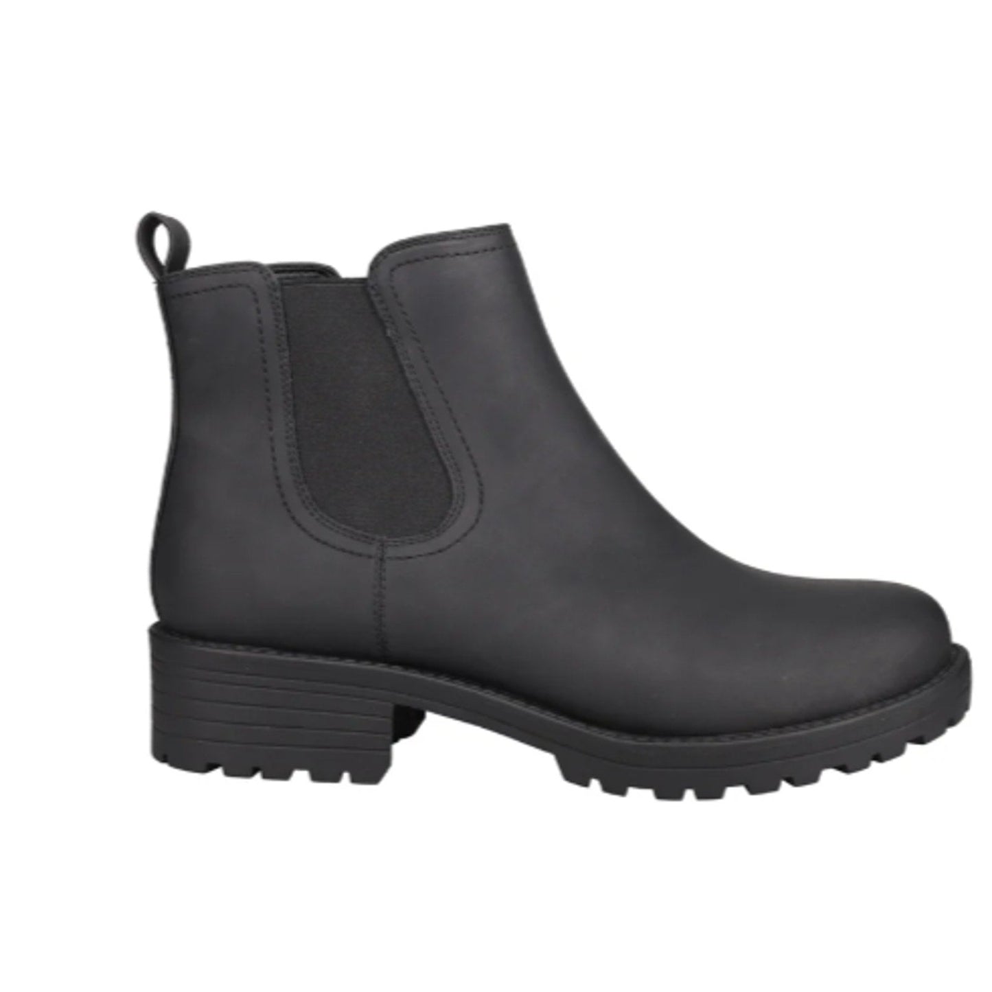 New In Box Buffalo Womens Size 7 Black Water Repellant Faux Leather Anna Boots