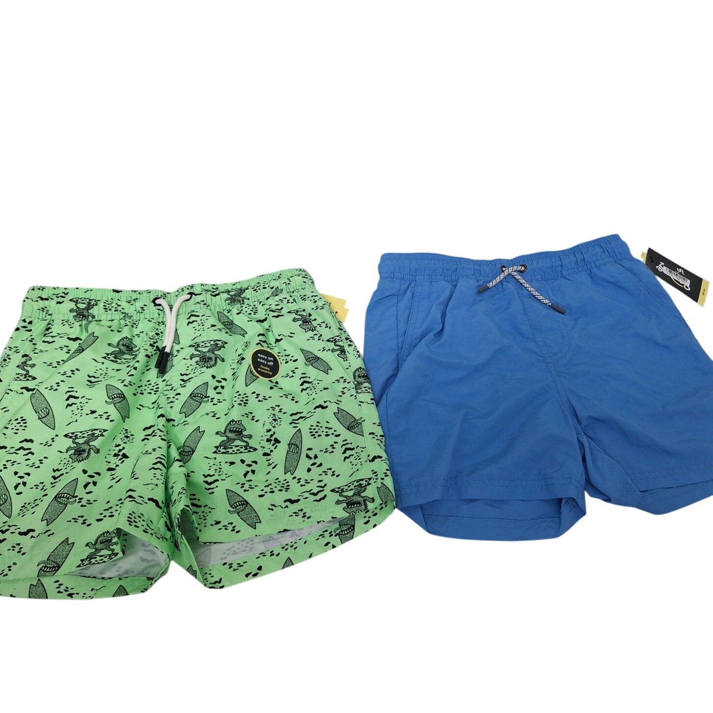 Lot of 2 New Art Class Boys Medium (8) Elastic Waist Drawstring Swim Trunks