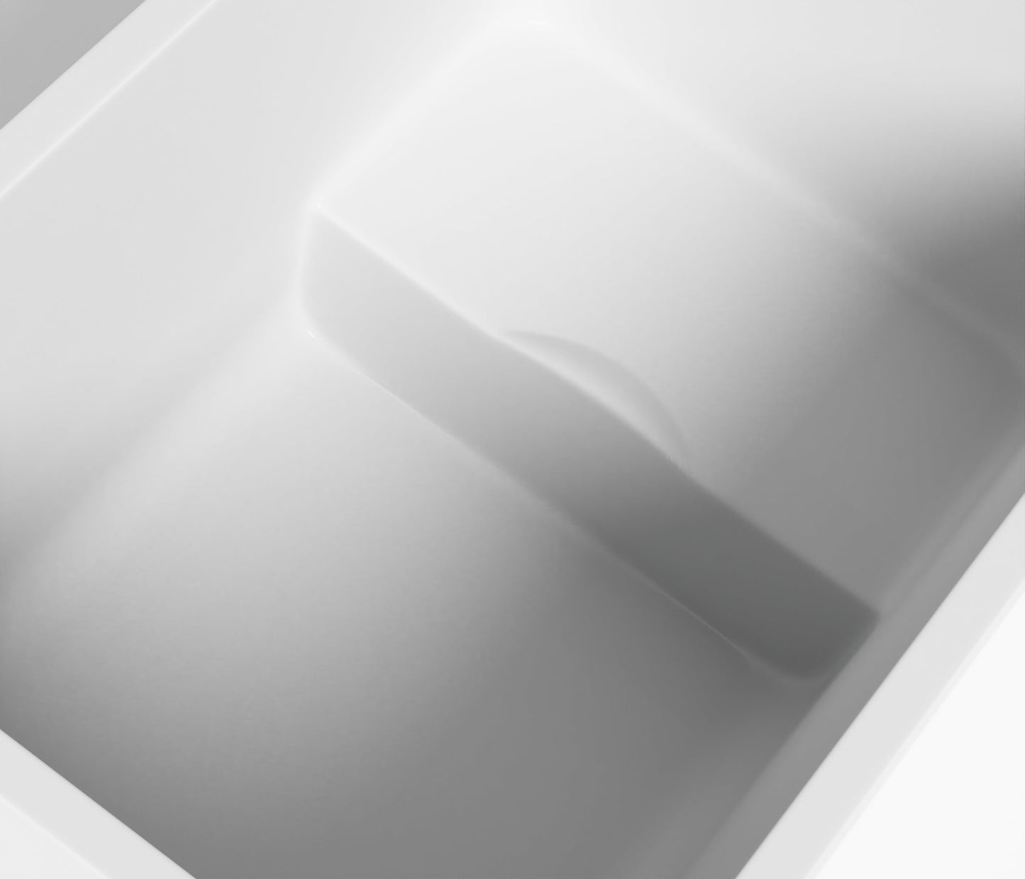 47" Acrylic Freestanding Bathtub with Seat