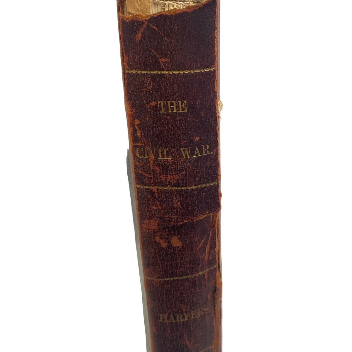 Antique 1898 Harpers Pictoral History of The Civil War Large Scale Hardback Book