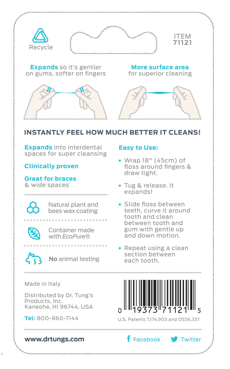 Dr. Tung's Smart Floss, Dental Floss (6x30YD )-1