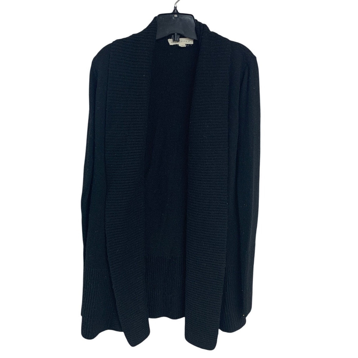Love Stitch Womens Medium Black Long Sleeve Open Front Knit Cardigan Sweater