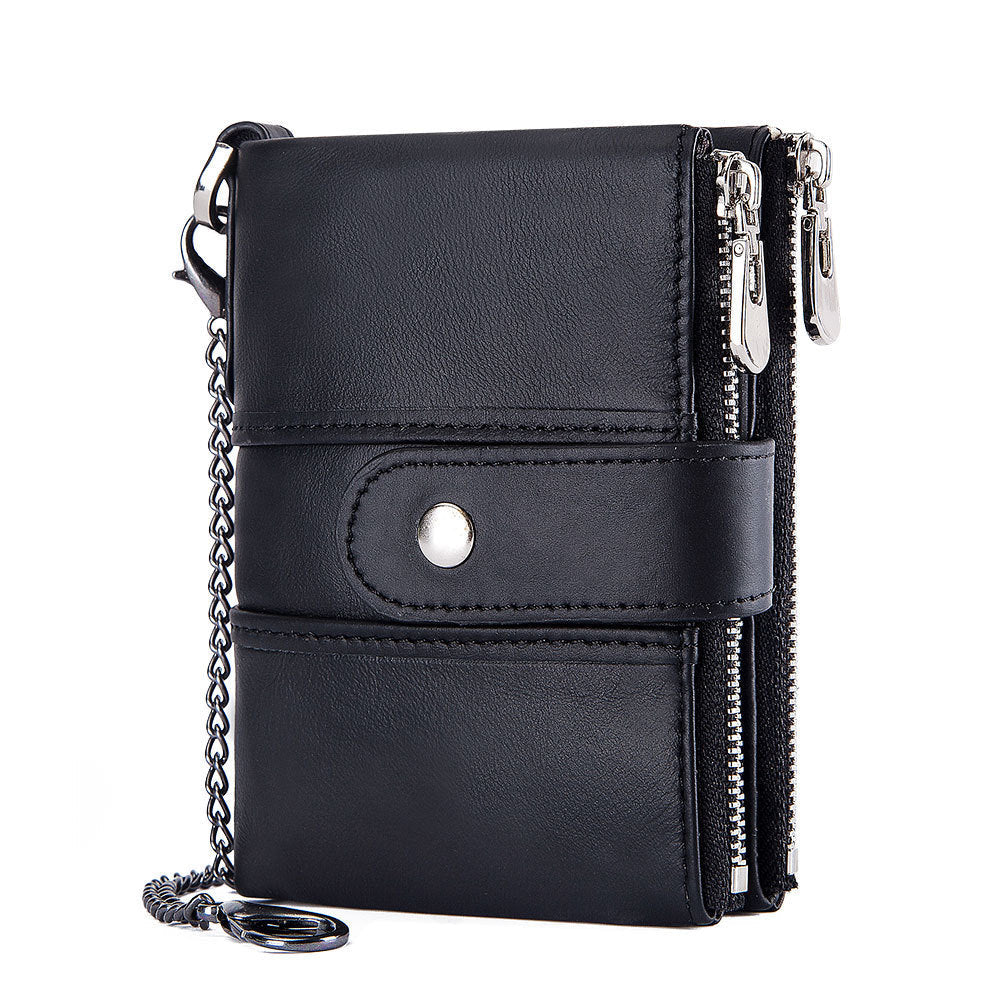 Anti-theft brush wallet