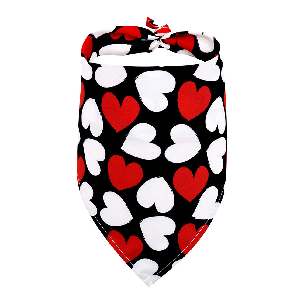 Pet Clothing Love Saliva Towel