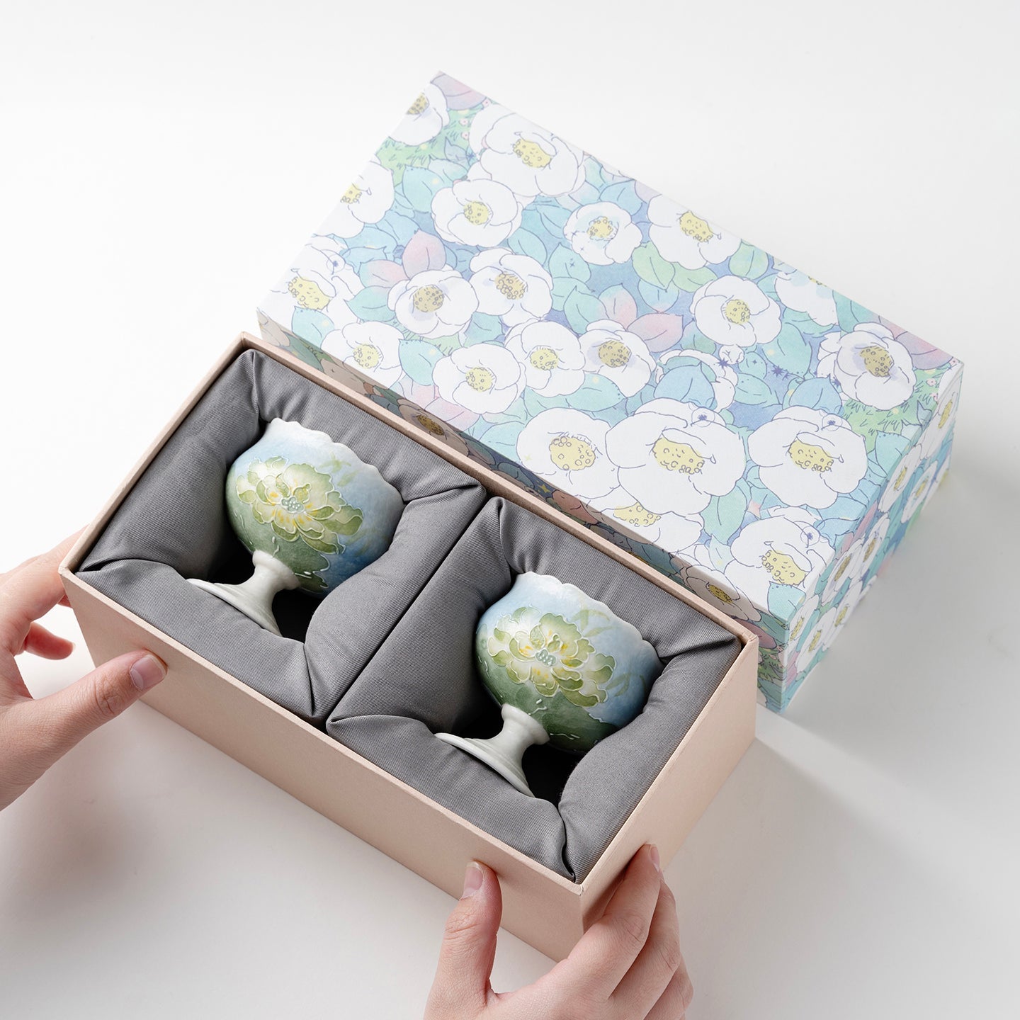 Lotus Ceramic Tea & Coffee Cup Set-5