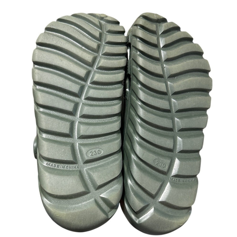 Amoji Mens Size 6 Army Green Clogs Round Toe Sandal Garden Water Shoes
