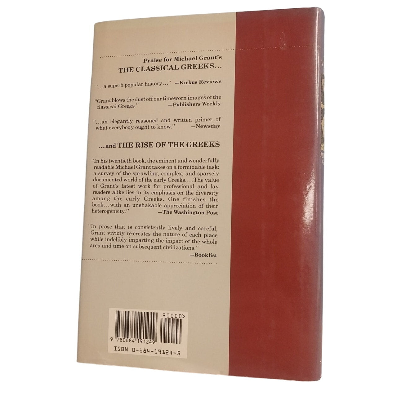 Vintage 1990 The Visible Past Greek Roman History from Archaeology 1960-90 Book