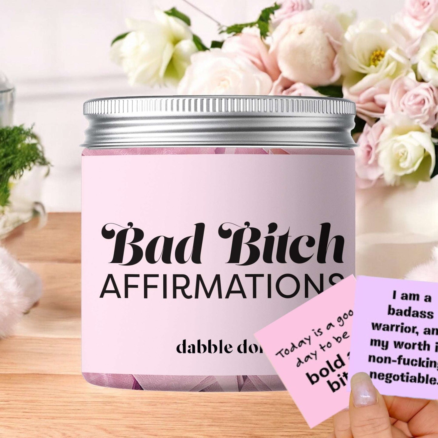 Badass B*tch Affirmation Jar