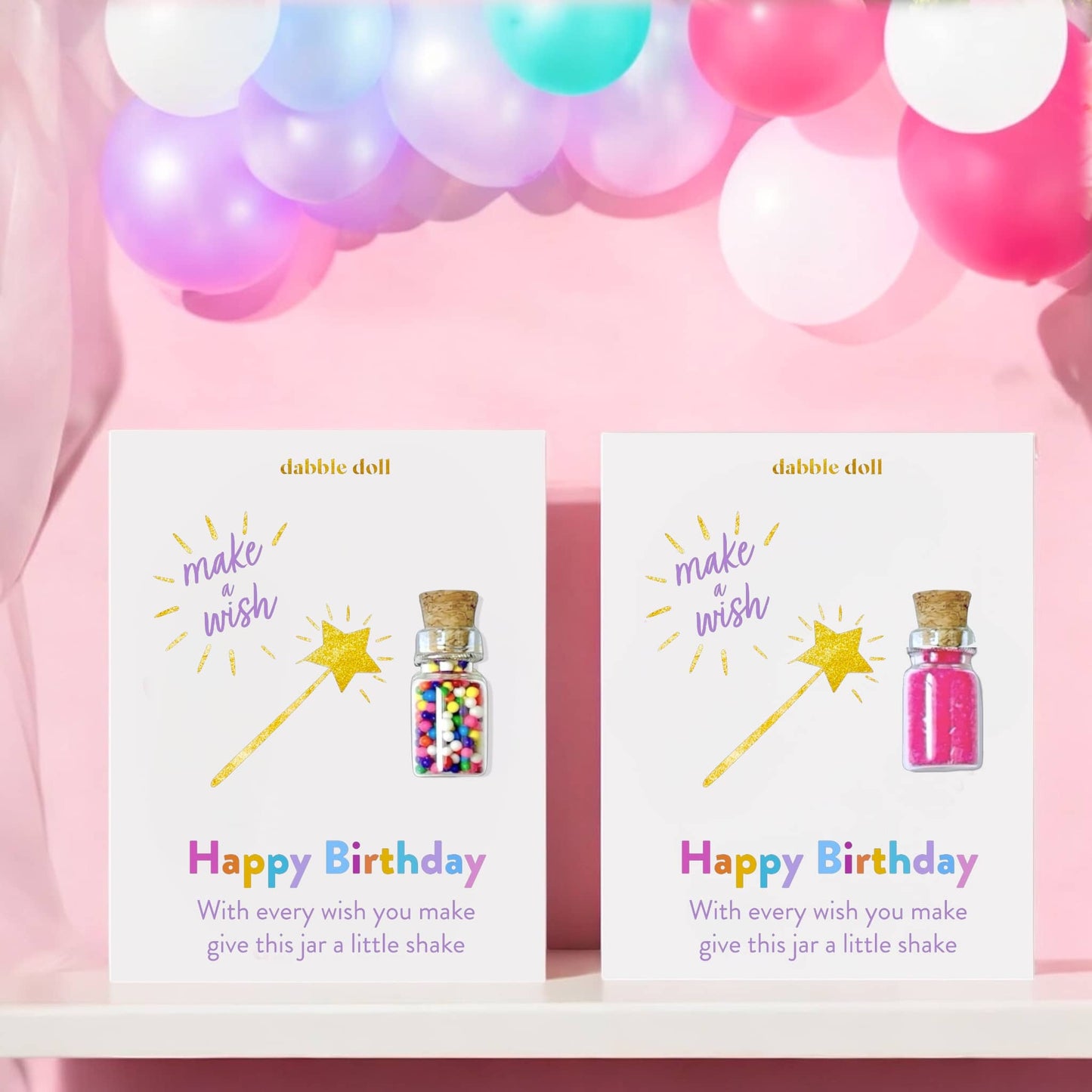 Birthday Gift with Magical Wishes Jar