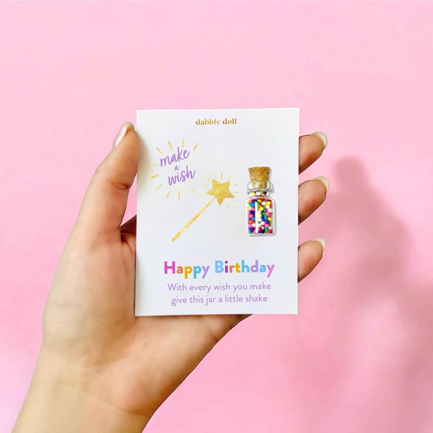 Birthday Gift with Magical Wishes Jar