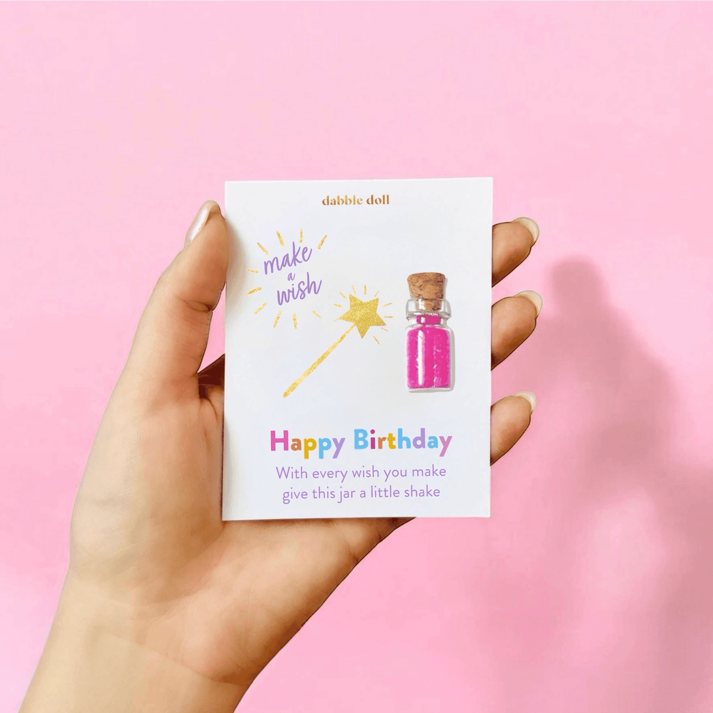 Birthday Gift with Magical Wishes Jar