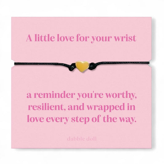 Bracelet Chrome Heart for Self-Love