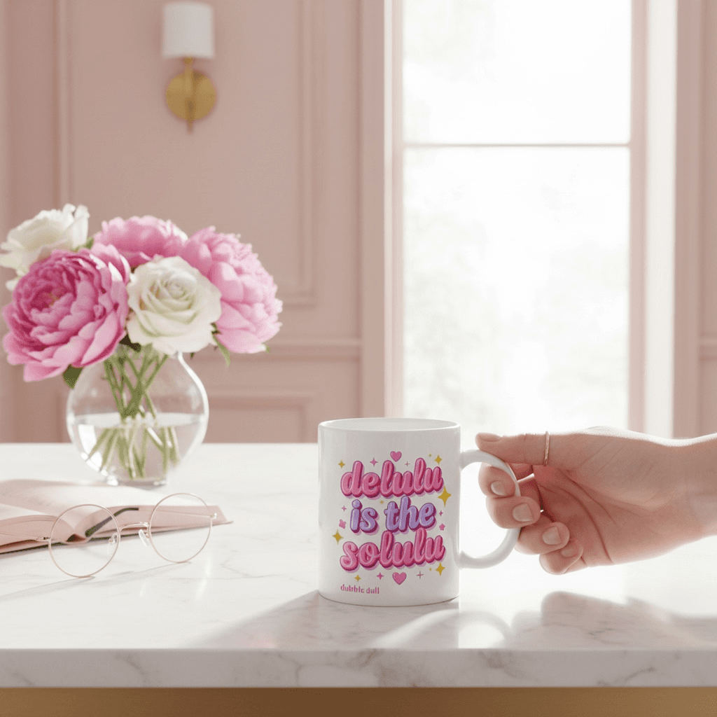 Delulu Is The Solulu, Ceramic Mug Gift