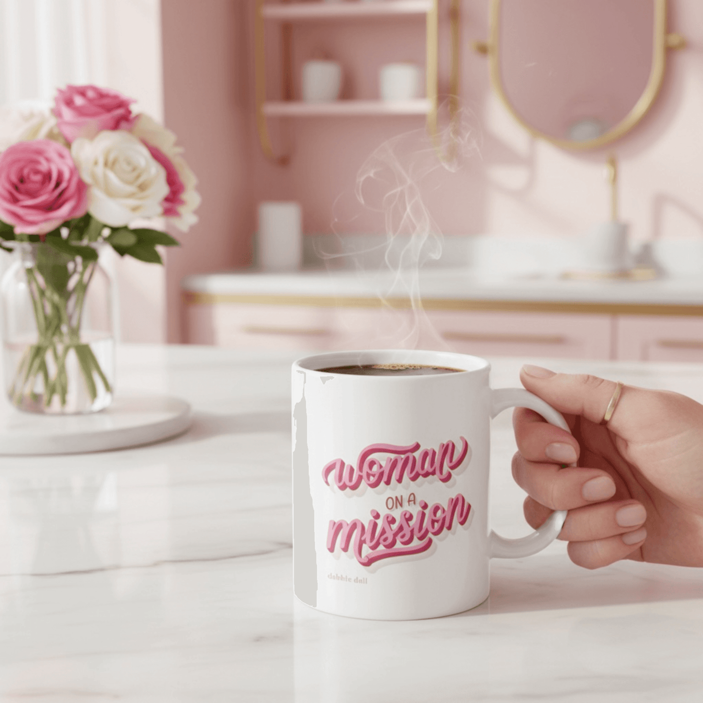 Woman on a Mission, Cute Novelty Mug