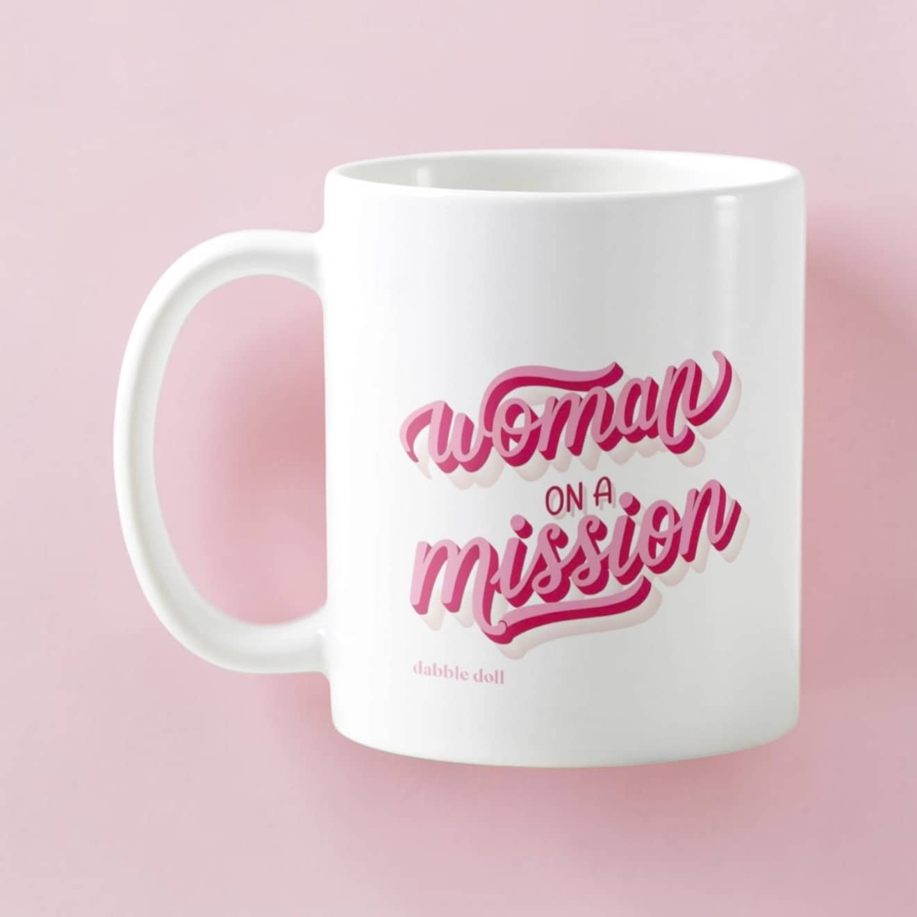 Woman on a Mission, Cute Novelty Mug