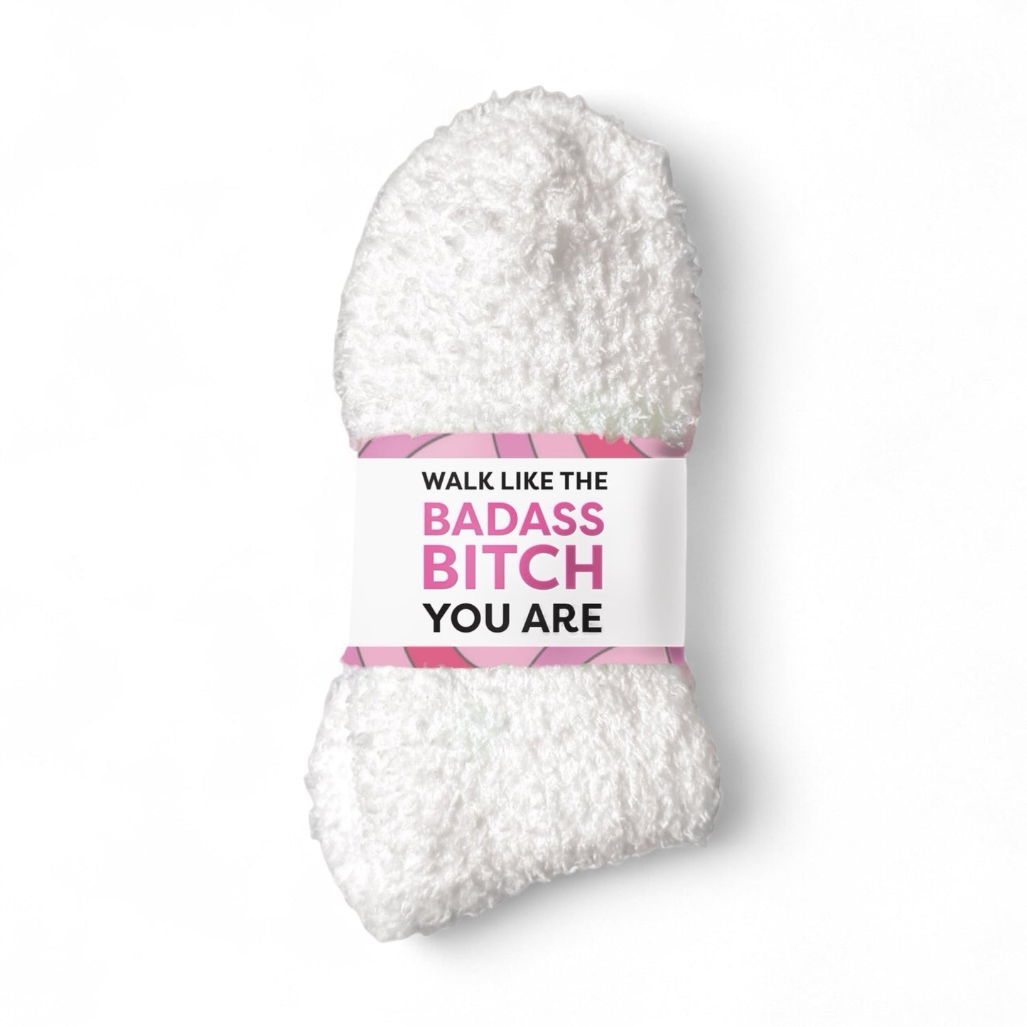 Badass B* Cozy Socks for Fueling Your Inner Rockstar