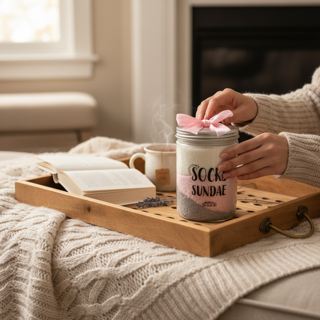 Cozy Socks Sundae Gift Set, 3 pairs cloud socks