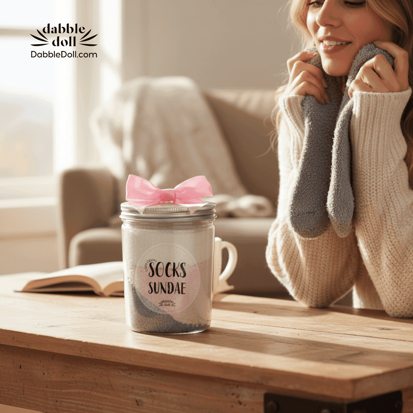 Cozy Socks Sundae Gift Set, 3 pairs cloud socks