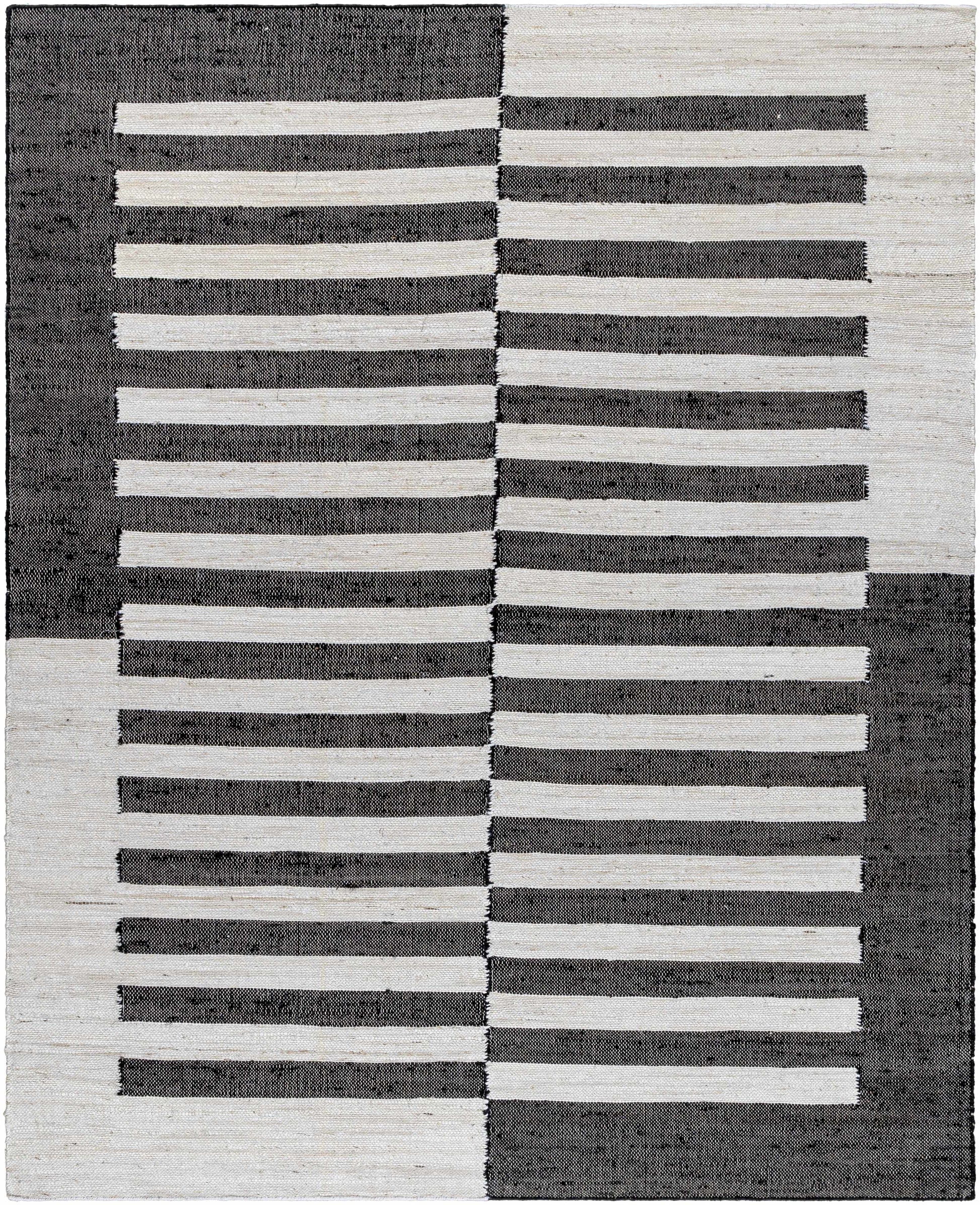 Soren Black&White Jute Area Rug-0