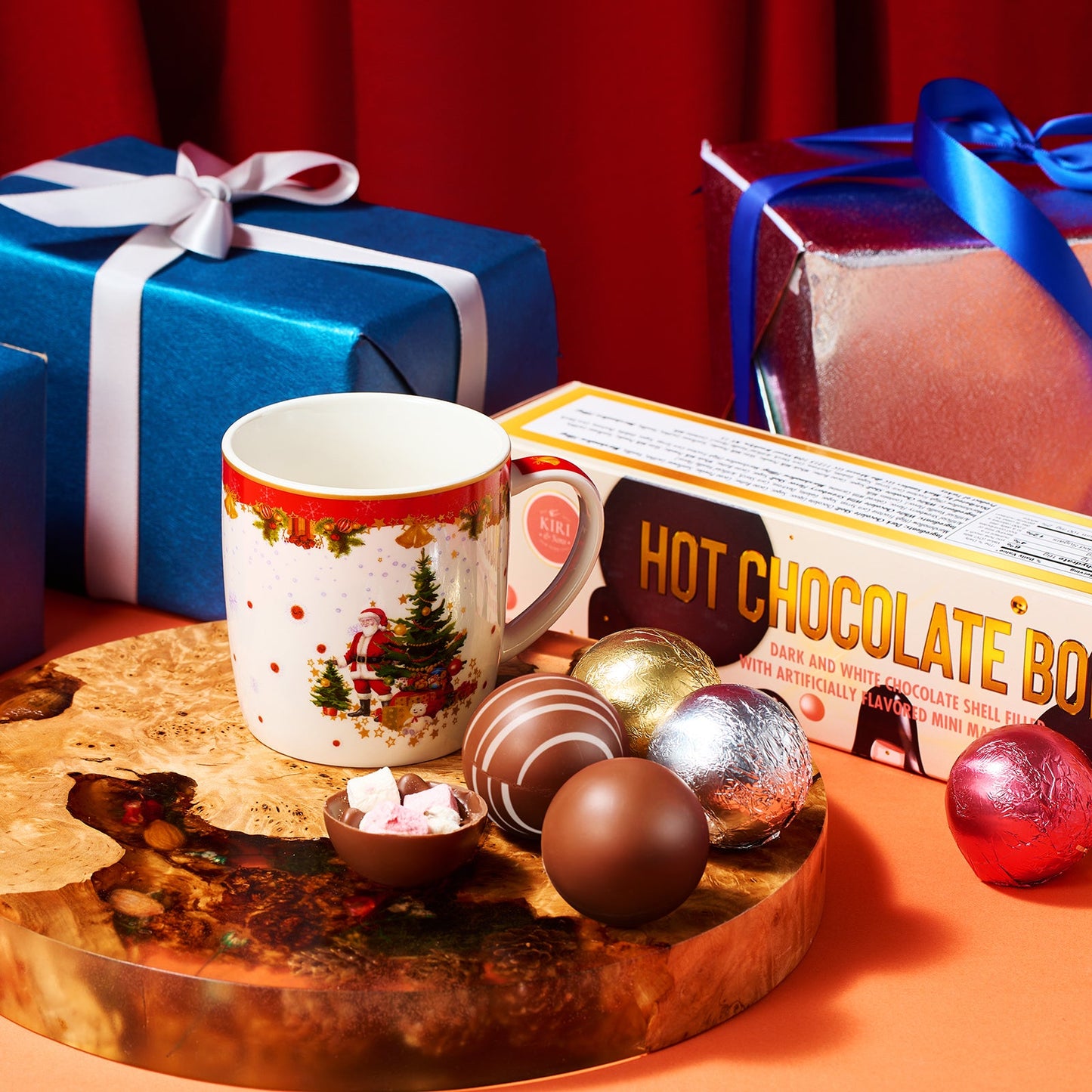 Hot Chocolate Bombs - Set of 6-3 Flavors of White, Fudge Brownie, Strawberry Chocolates - Delicious Cocoa Bombs Filled with Marshmallows - Classic Bomb Gift Set, Melting Marshmallow Delicious Gifts-3