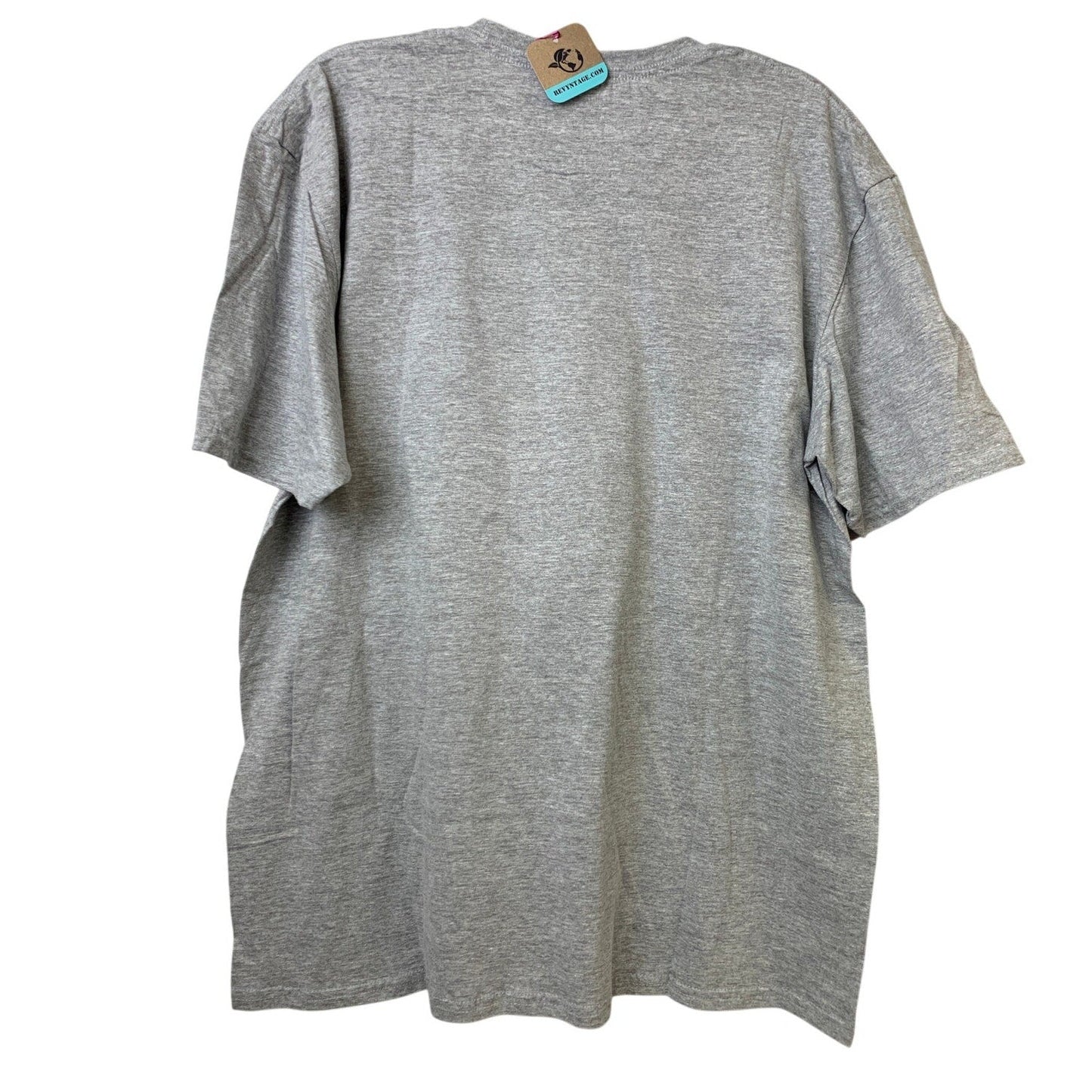 New Hand Printed Mens XL Gray Jesus Christ Prince of Peace Crew Neck Tee Shirt