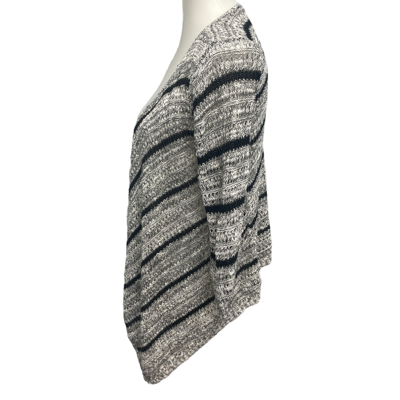 Mossimo Supply Co Womens Large PolyCotton Open Cardigan Loose Weave Sweater