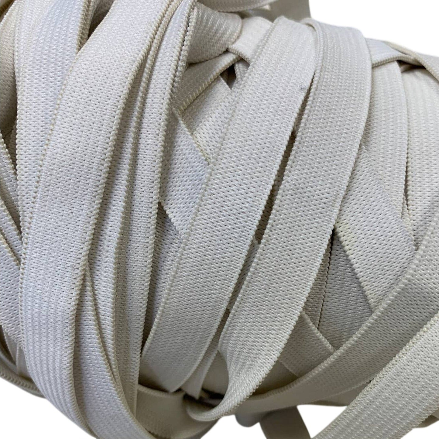5 Yards Vintage Woven 1/2" Elastic Remnant Craft Sewing Clothing Supply