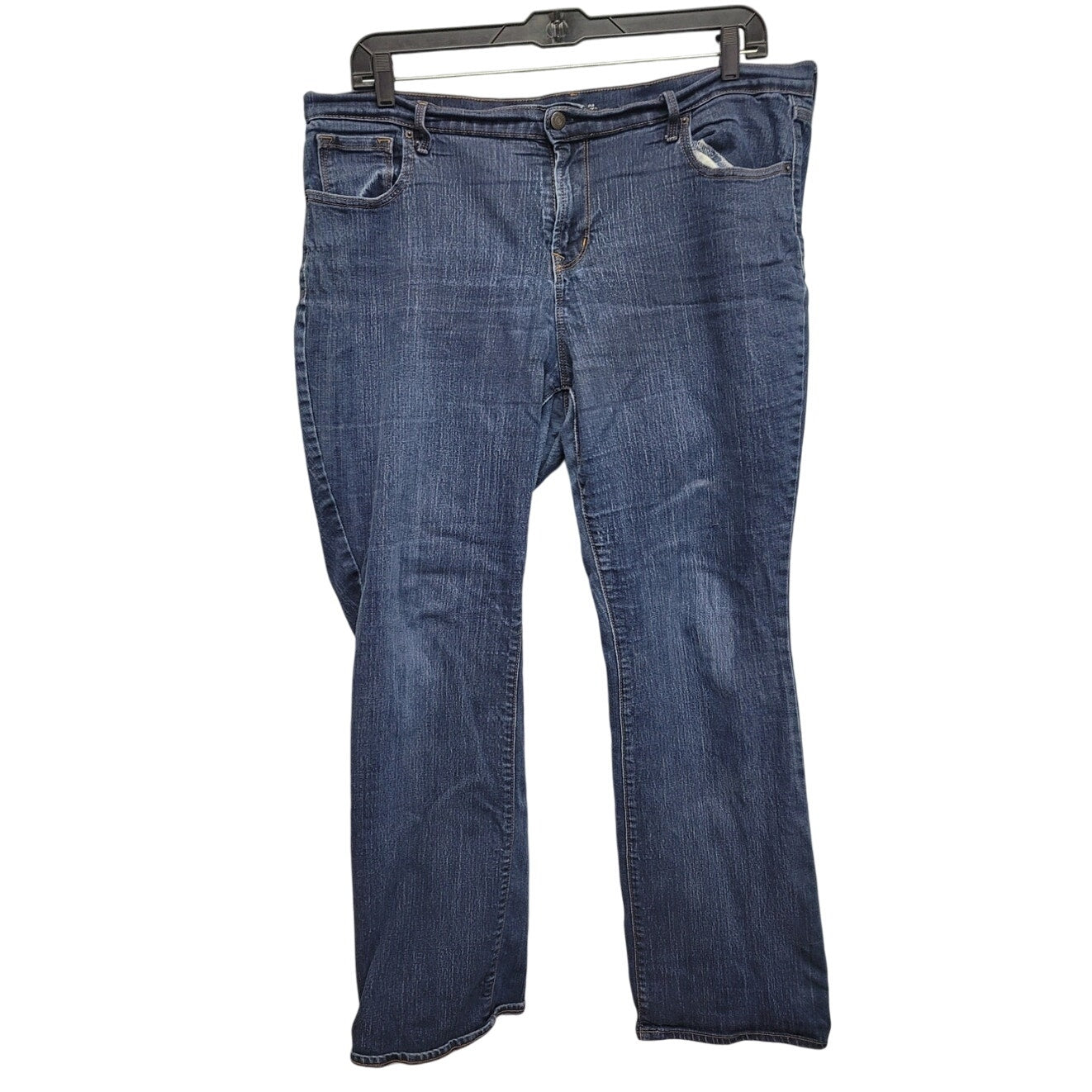 Old Navy Womens Size 18 Curvy Boot Cut Denim Blue Jeans w Pockets
